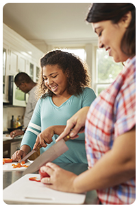 cooking family