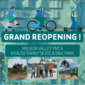 grand reopening mission valley ymca kause family skate and bike park
