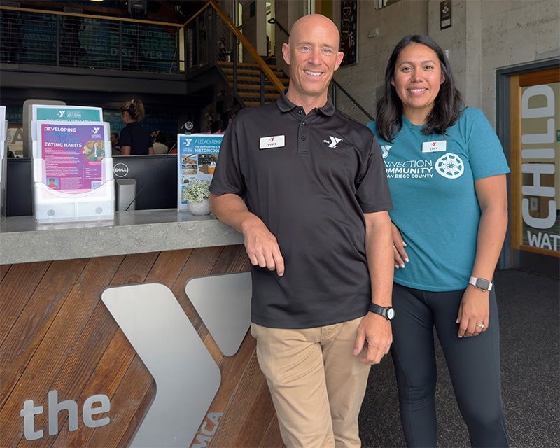 vince and lucy at ymca shepherd firehouse