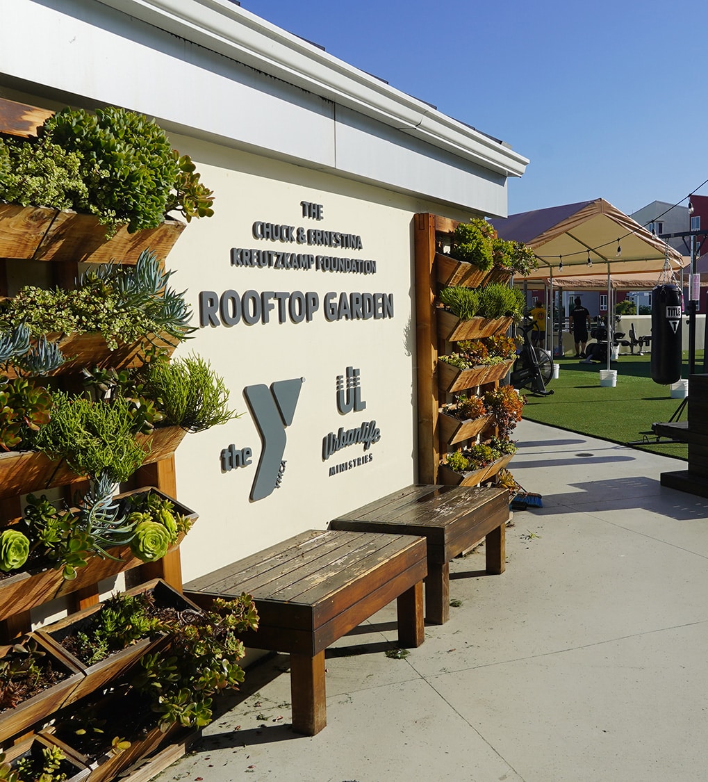 rooftop garden at copley-price